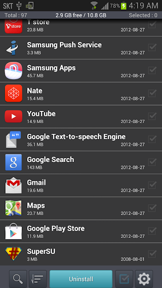Uninstaller