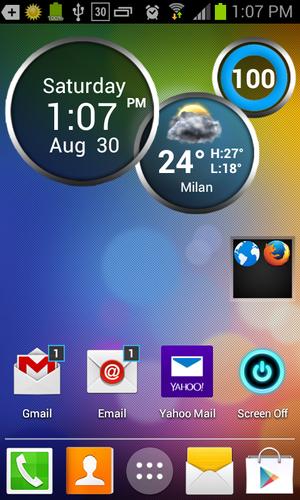 Rings Digital Weather Clock