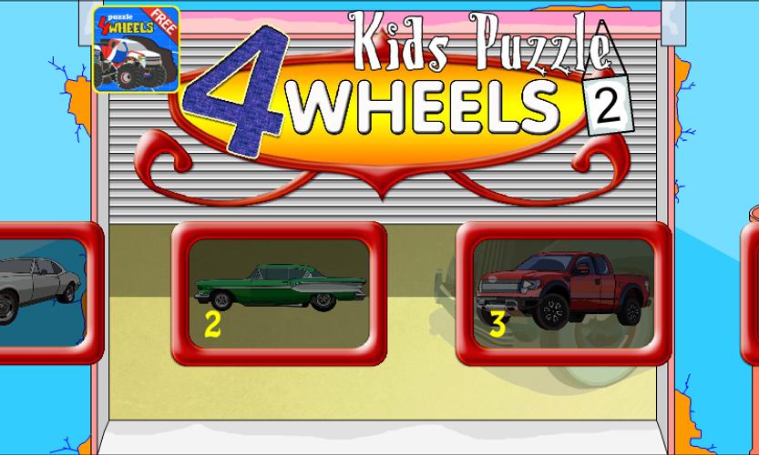 Kids Puzzle - 4 Wheels 2