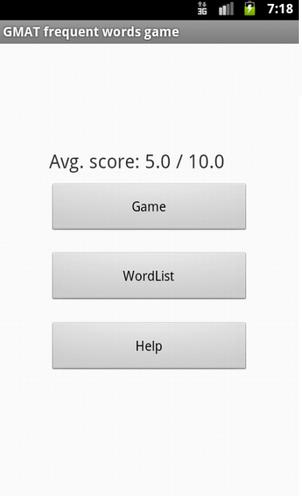 GMAT frequent words - Vocab