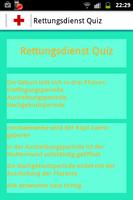 Rettungsdienst Quiz