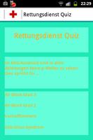 Rettungsdienst Quiz