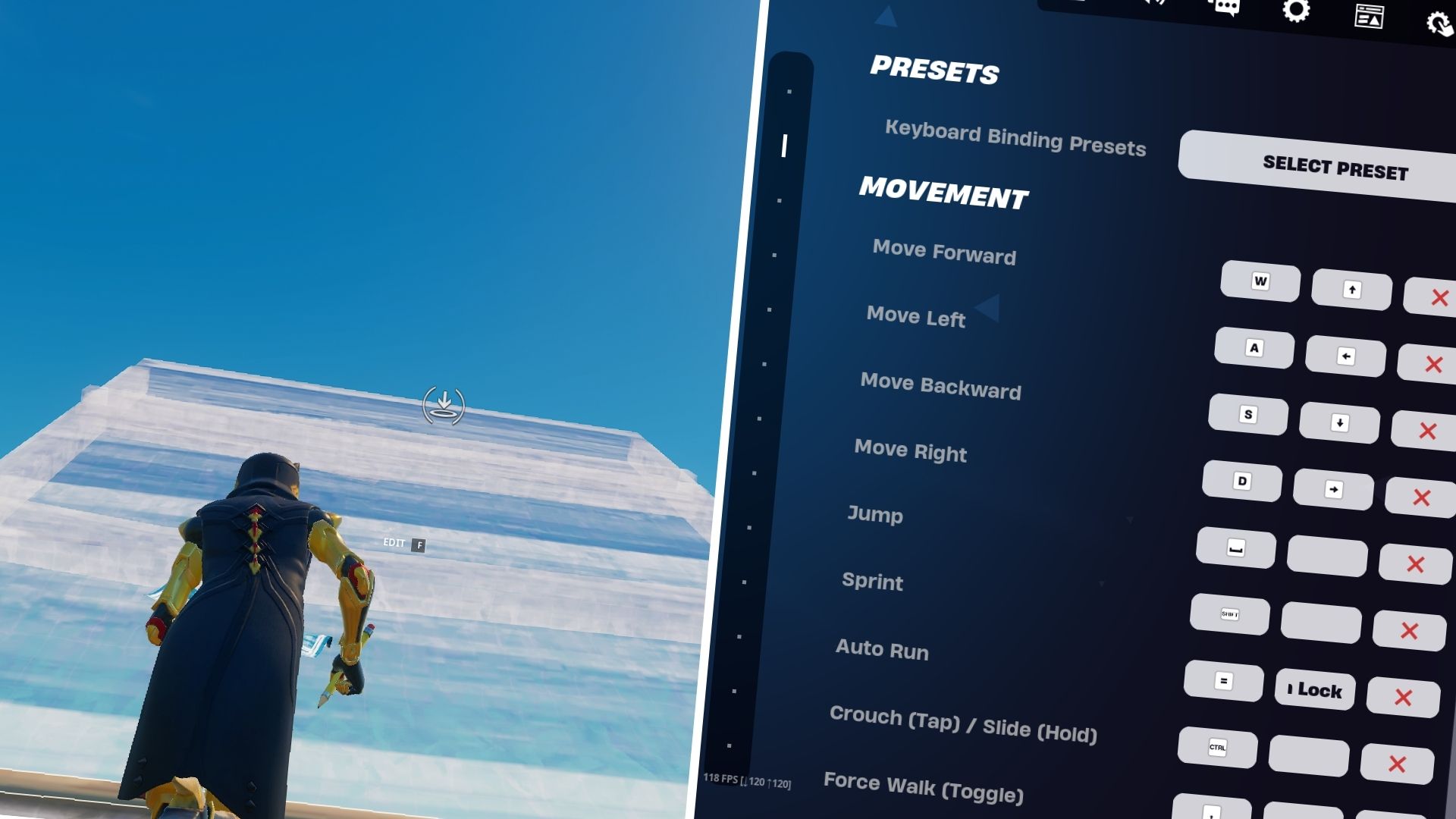 Melhores atalhos de teclado para Fortnite