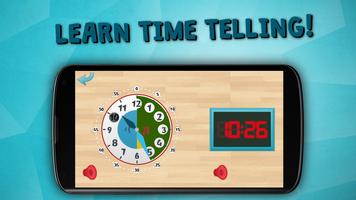 Kids learn to tell time- clock