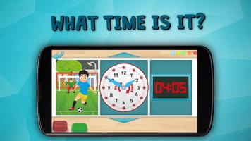 Kids learn to tell time- clock