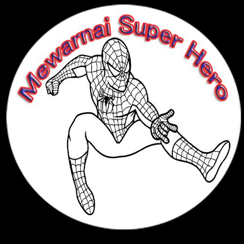 coloring Superhero