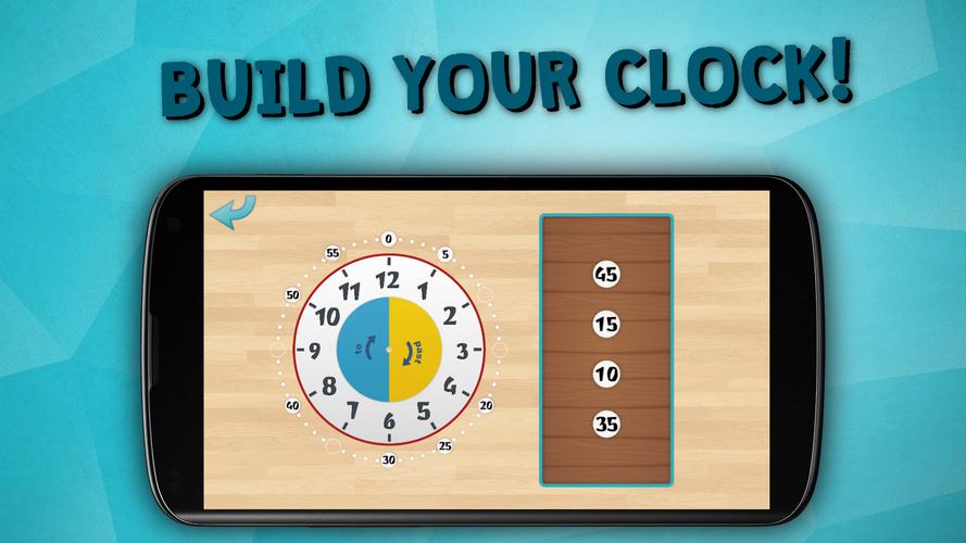 Kids learn to tell time- clock