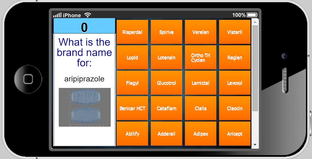 Top 200 Drug Matching Game Dem