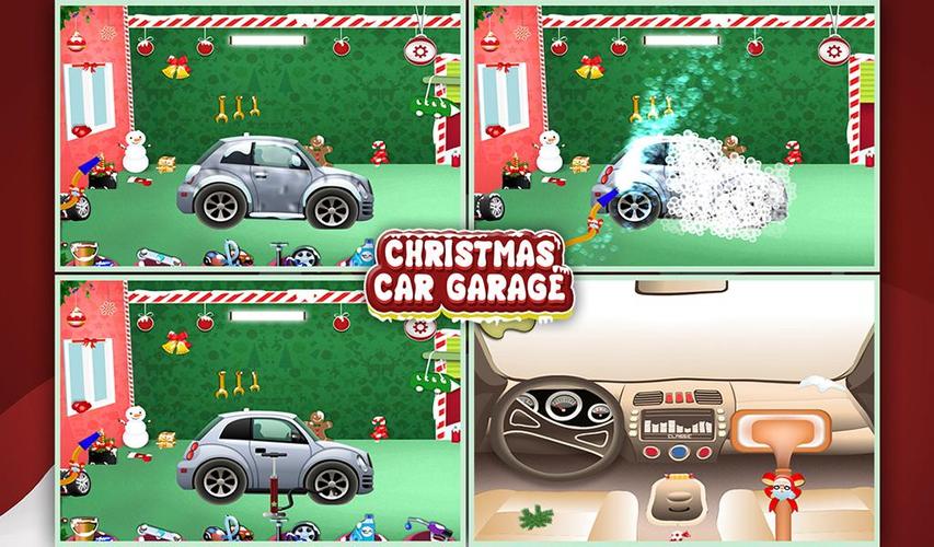 Christmas Car Garage Fun