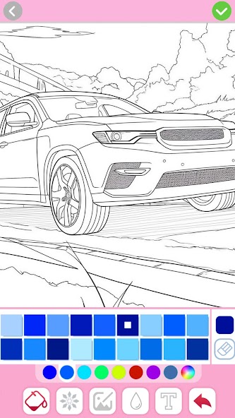 Car coloring games - Color car