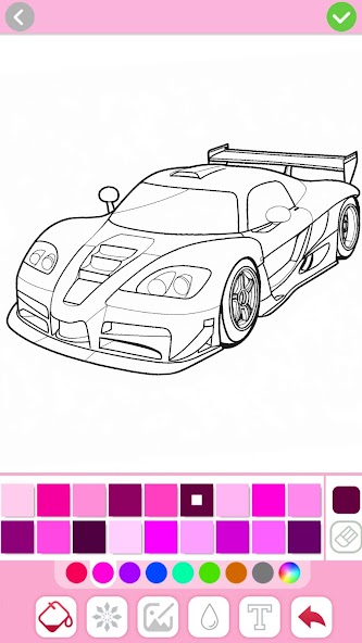 Car coloring games - Color car
