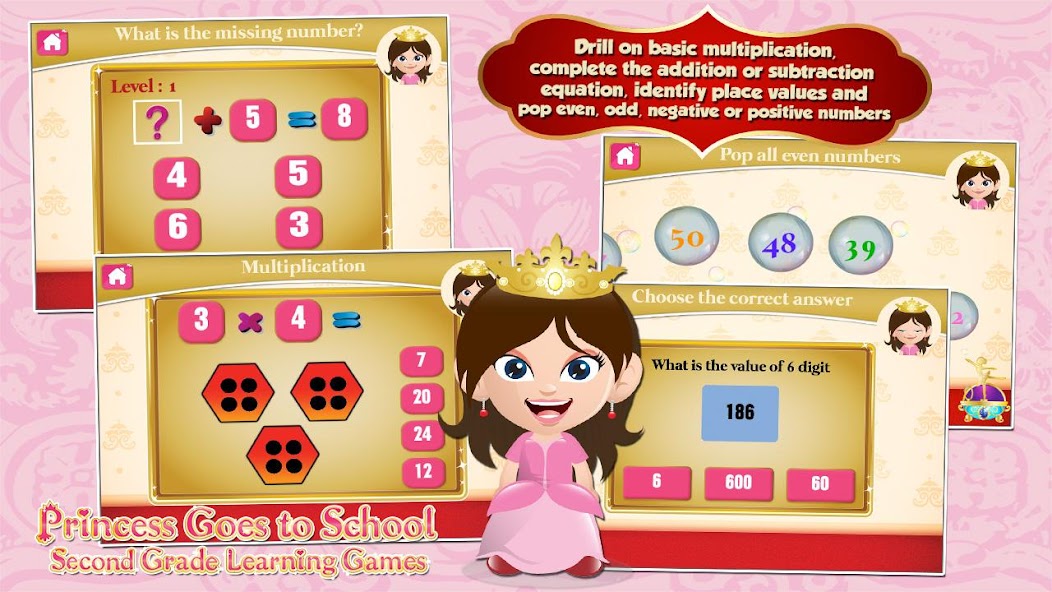 Princess Second Grade Games