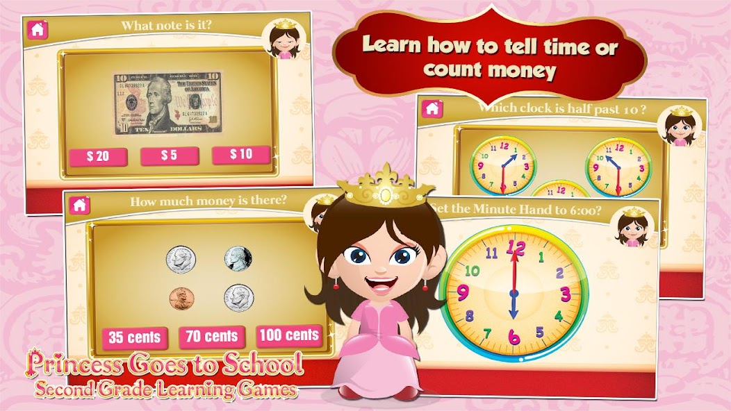 Princess Second Grade Games