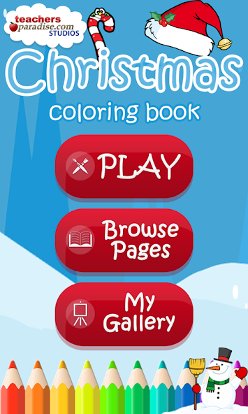 Christmas Coloring Book Games