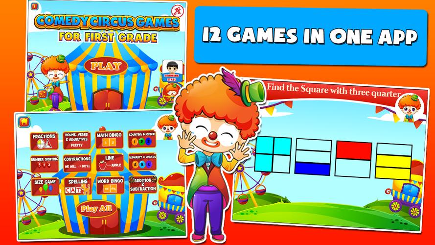 First-Grade Games: Circus