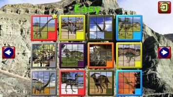 Kids Dinosaur Rex Slide Puzzle