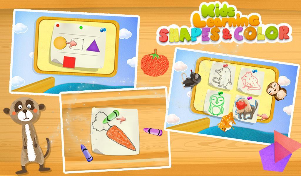 Kids Learning Shapes & Color