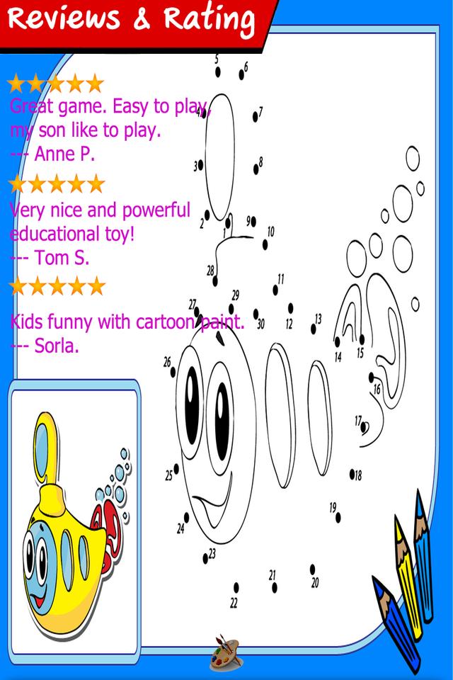 Dot to Dot Finger Paint Kids