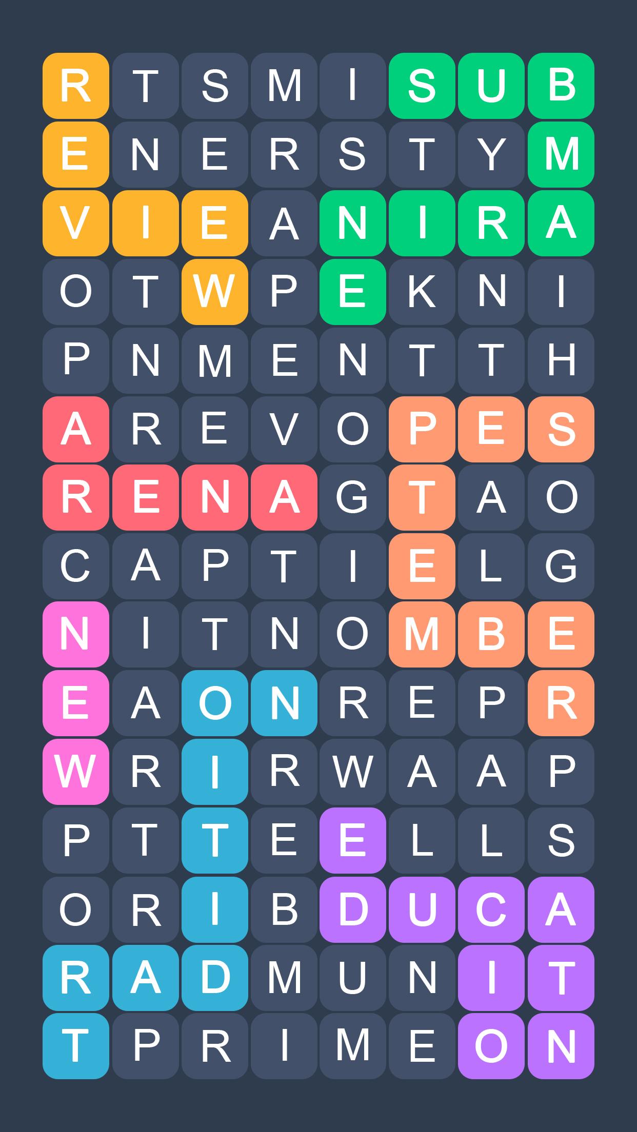 Word Search - Evolution Puzzle
