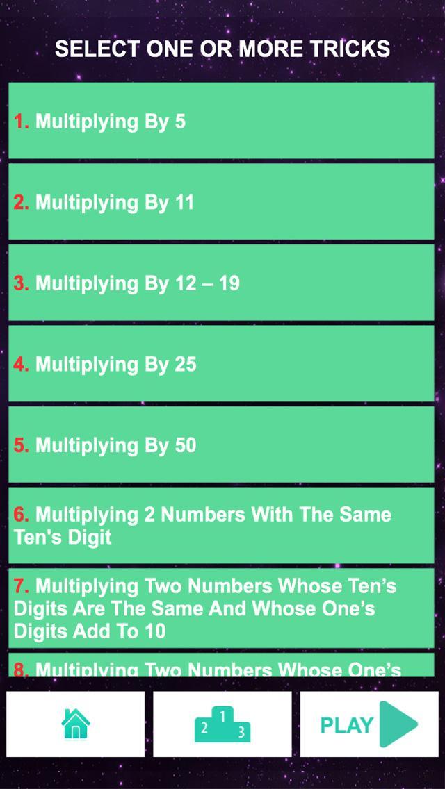 Maths shortcut tricks number
