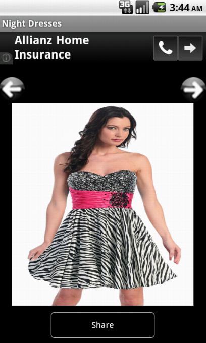 Evening dresses