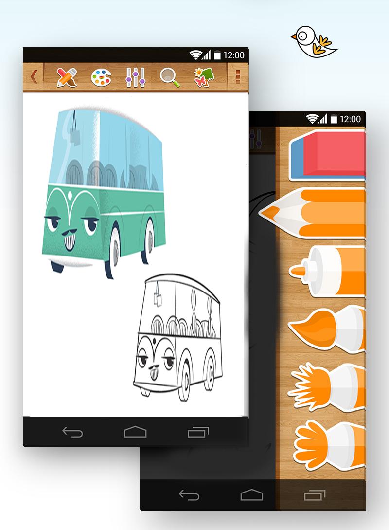 cars coloring book colors kids