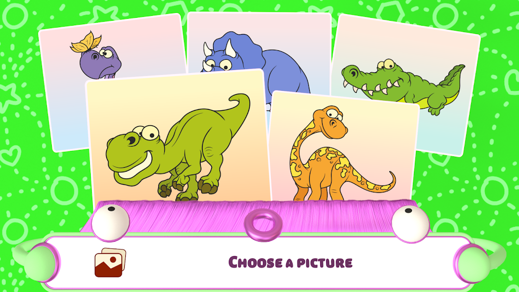 Dino Dot-to-Dot Coloring