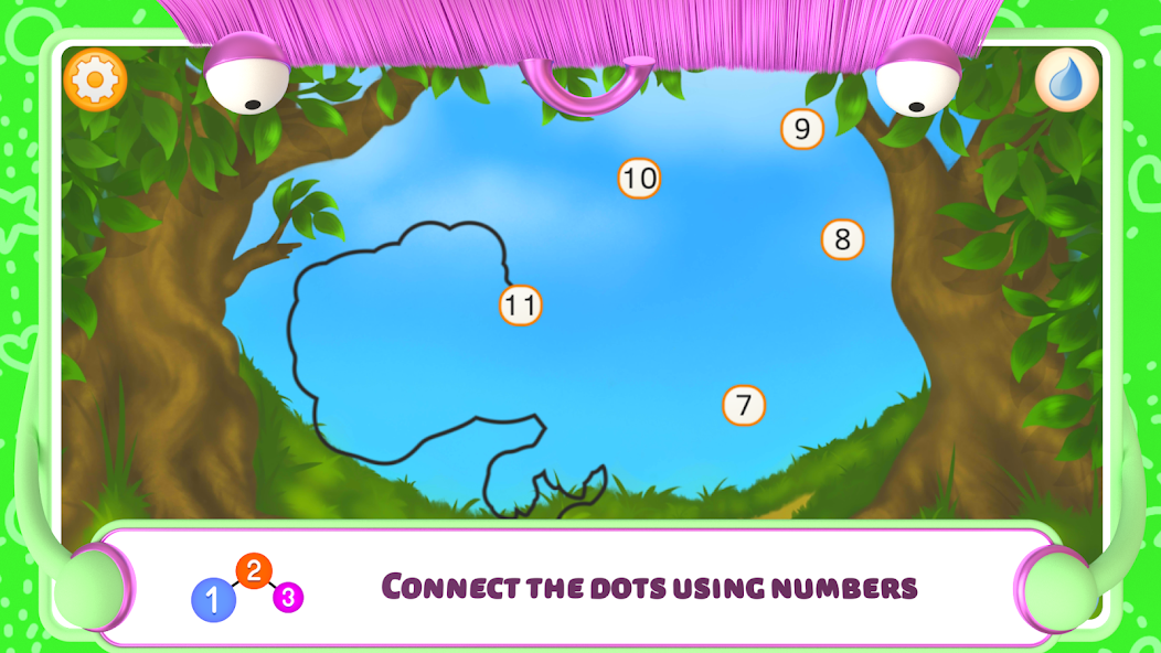 Dino Dot-to-Dot Coloring