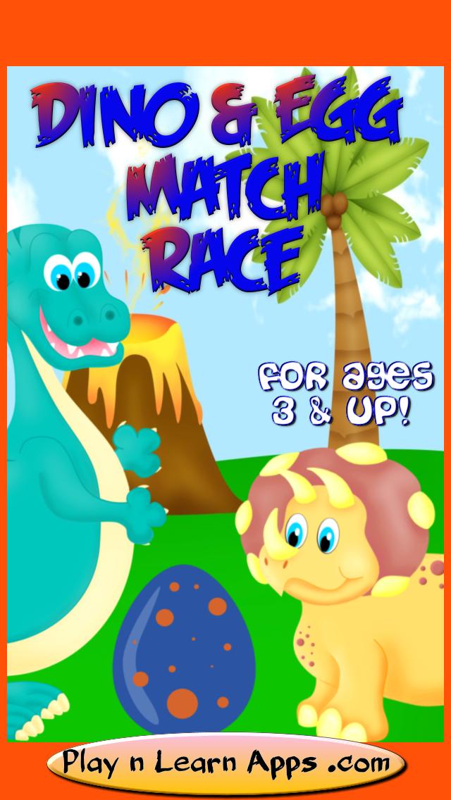 Dinosaur Toddlers Match Race