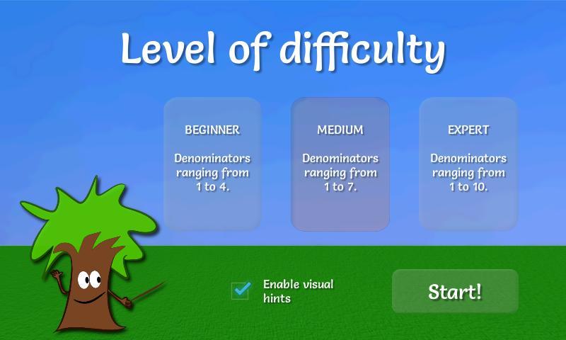Math Game: Fractions