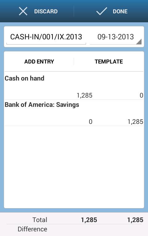 Daily Accounting