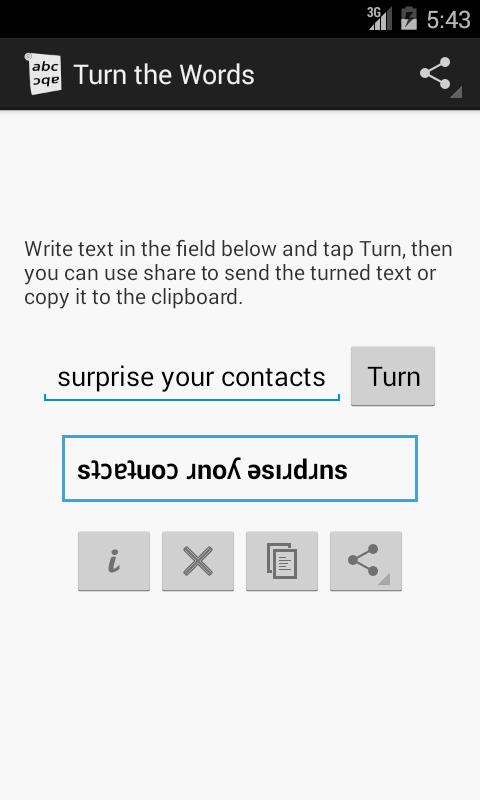 Turn the Words