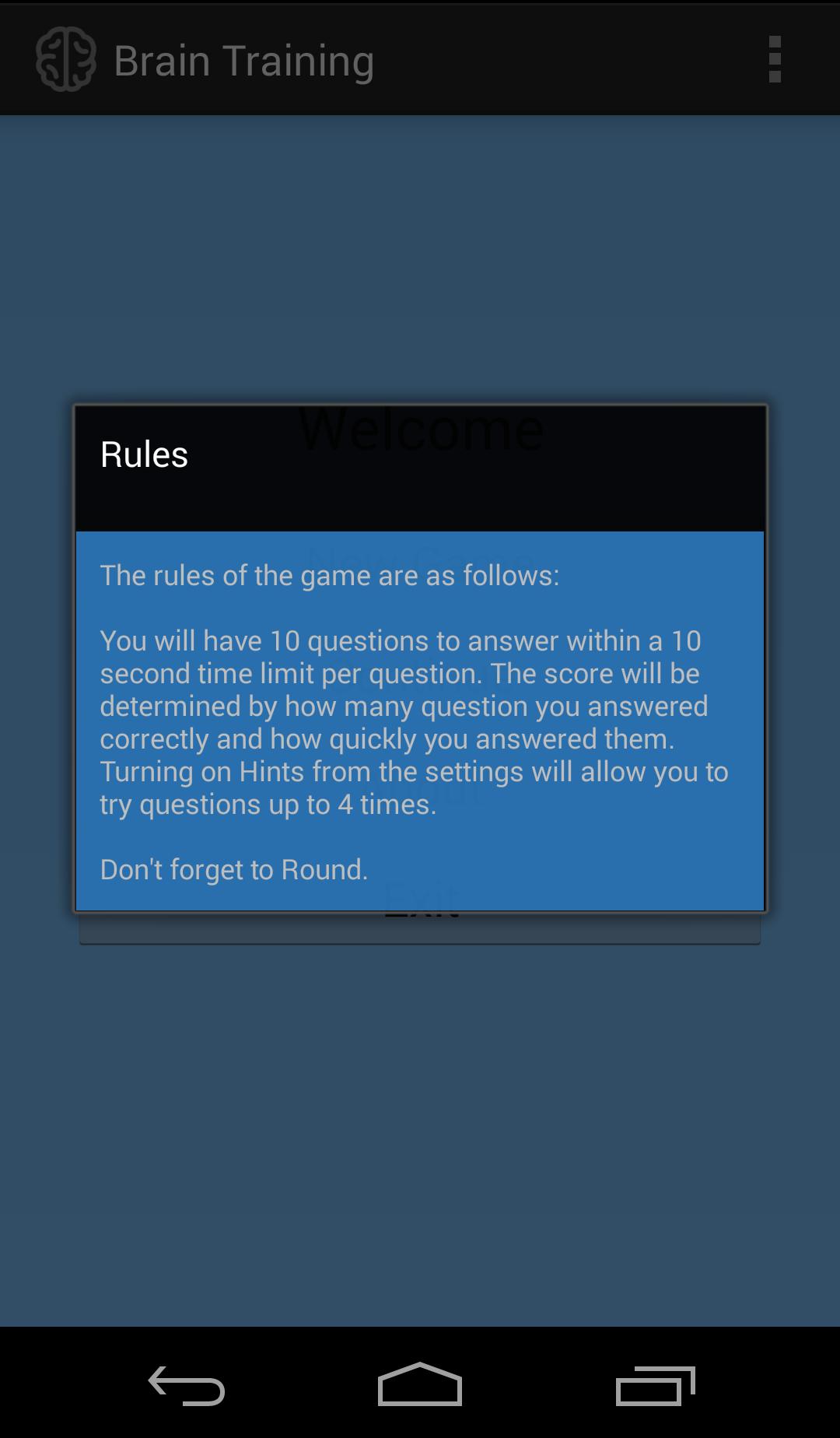 Math Brain Training