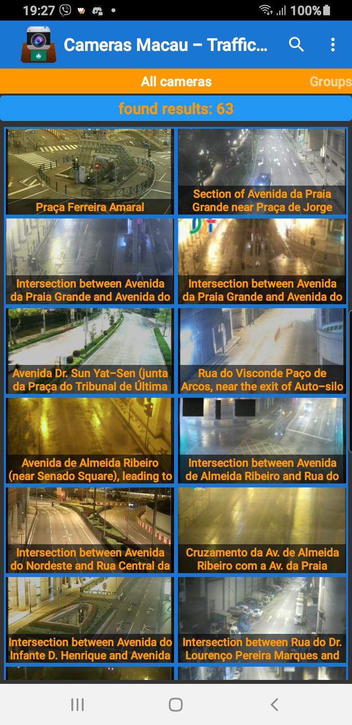 Cameras Macau - Traffic cams