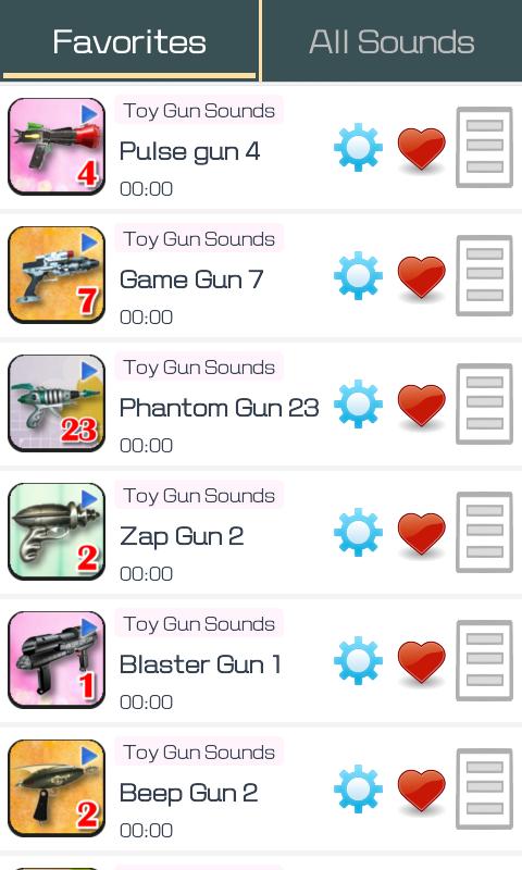 Toy Guns Shot Sounds