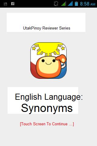 English: Synonyms