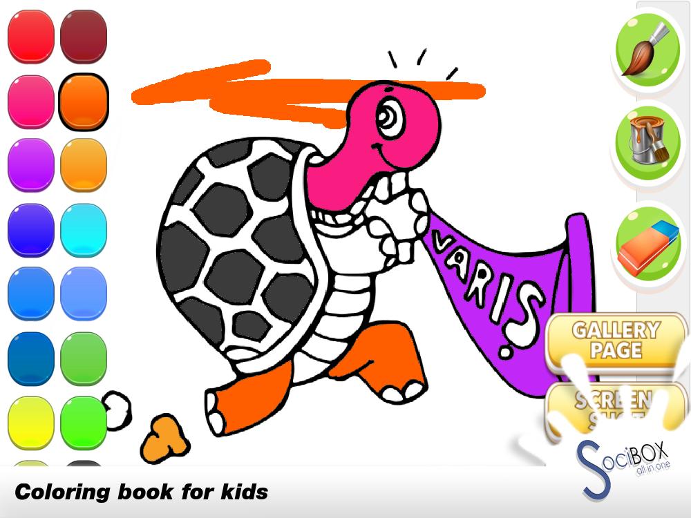 Tortoise Coloring Book