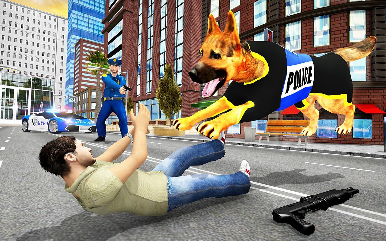 Police Dog Chase Simulator
