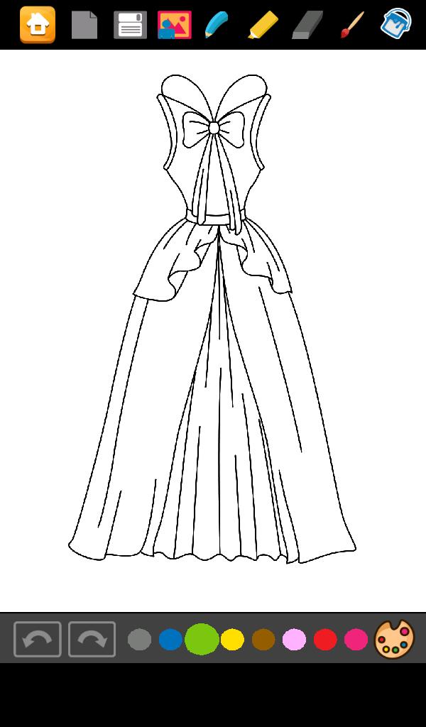 Dresses Princess Coloring