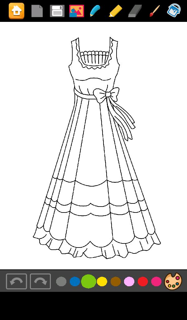Dresses Princess Coloring