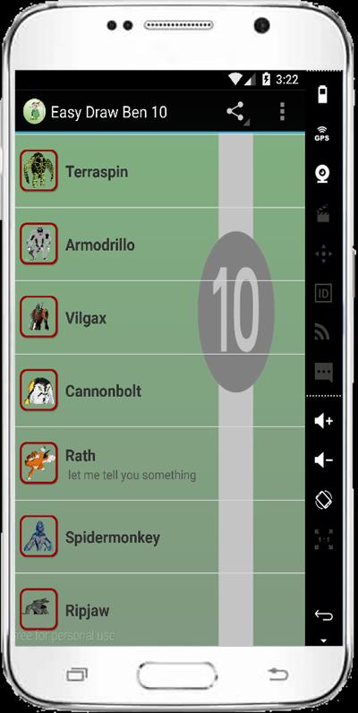 Easy Draw Ben 10