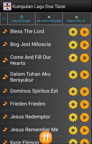 Kumplan Lagu Rohani Doa Taize