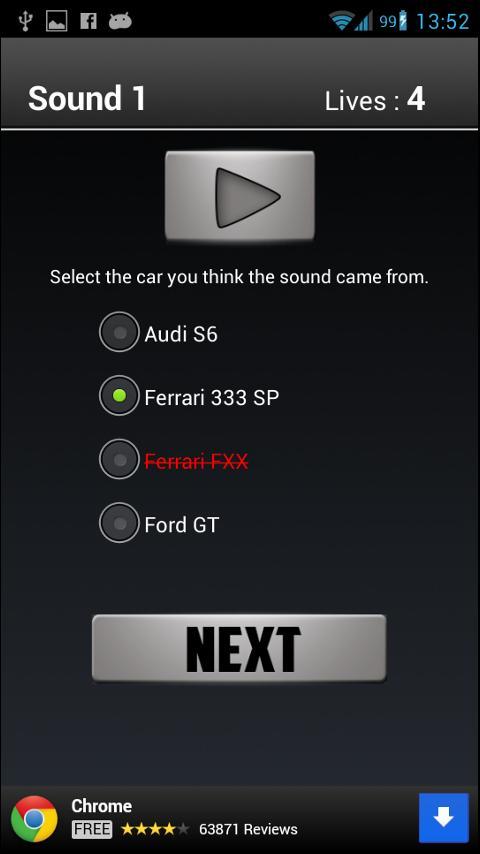 Car Sounds Quiz