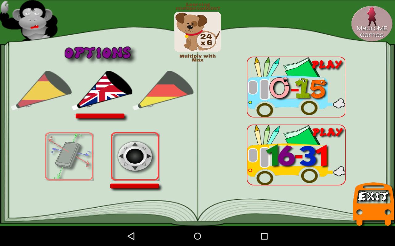Maze of numbers kids