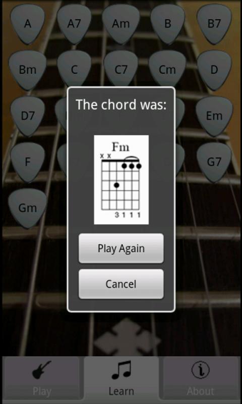 GuitarChord Quiz
