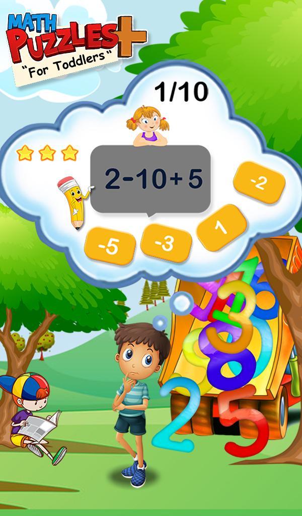 Math Puzzles For Toddlers