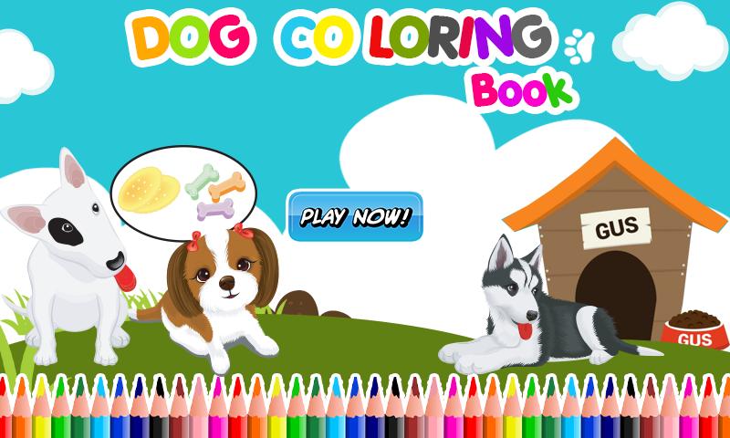 Dogs Coloring Book Free