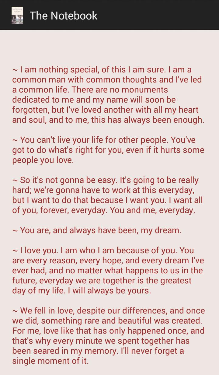The Notebook