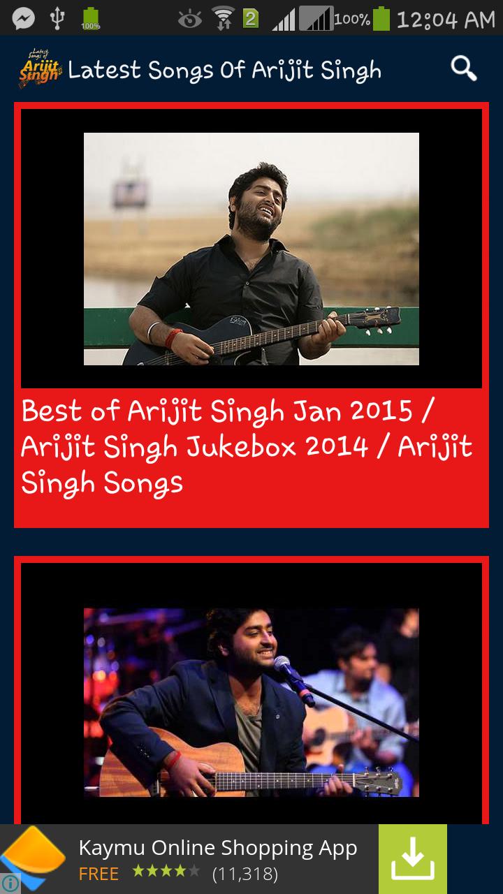 Latest Songs Of Arijit Singh
