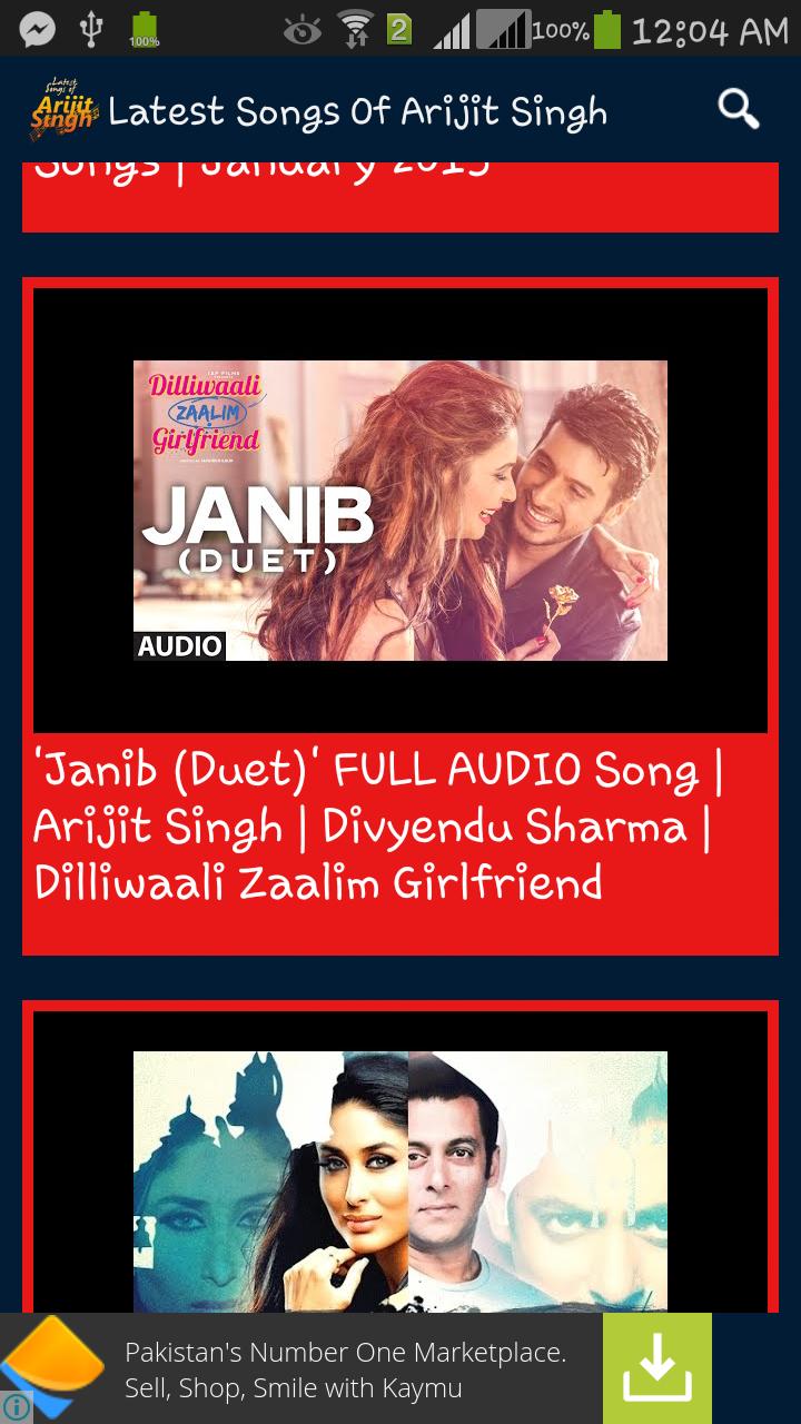 Latest Songs Of Arijit Singh